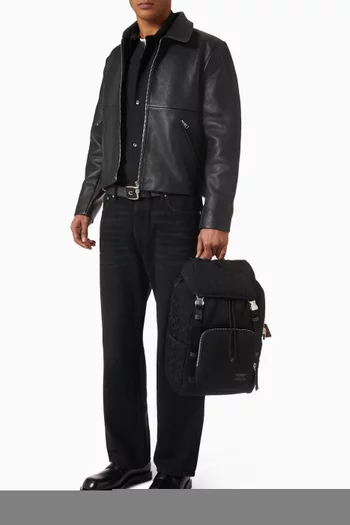 Logan Backpack in Signature Nylon