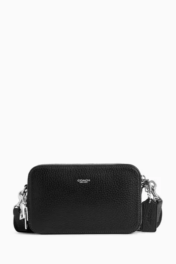 Clinton Crossbody Bag in Pebbled Leather