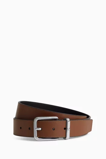 Harness Buckle Belt in Leather