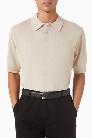 Signature Harness Buckle Belt in Leather