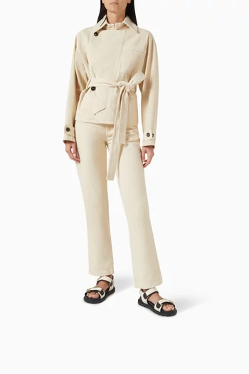 Brynn Logo Sandals in Canvas