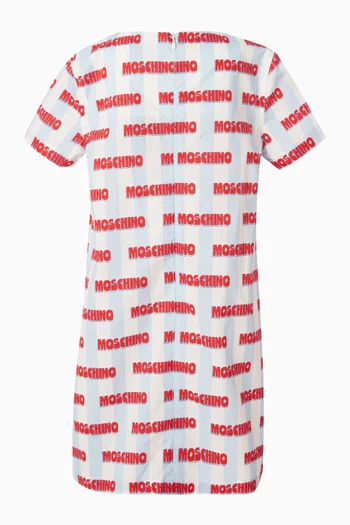 Logo Print Dress
