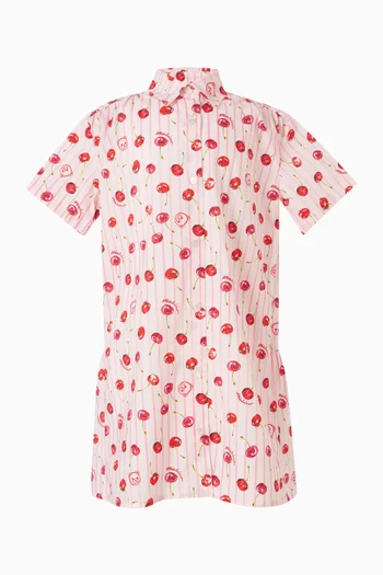 Teddy & Cherry Shirt Dress