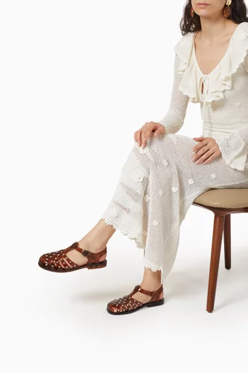 Rhys Crystal-embellished Jelly Sandals