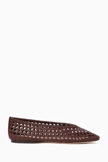 Emery Ballet Flats in Crochet