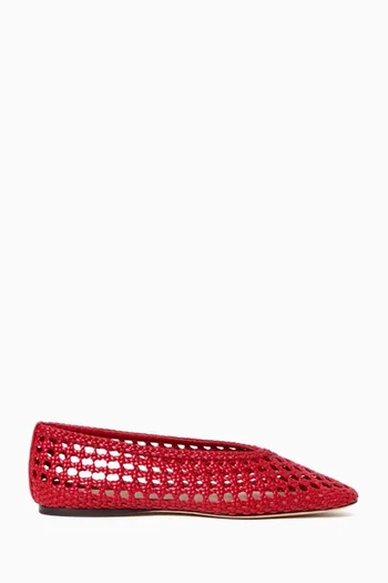 Emery Ballet Flats in Crochet
