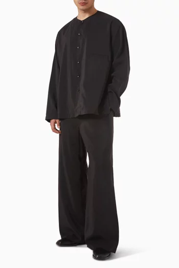 V-neck Shirt in Silk