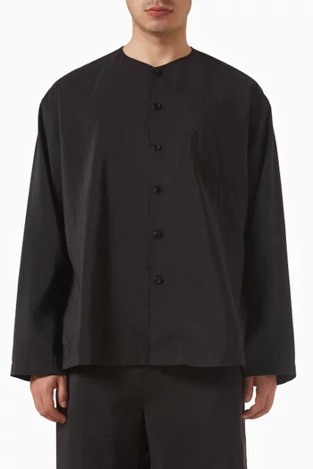 V-neck Shirt in Silk