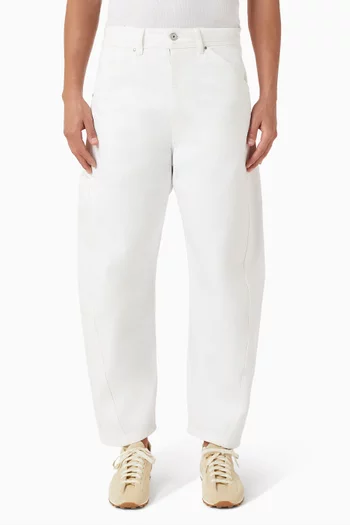Twisted Workwear Pants in Denim