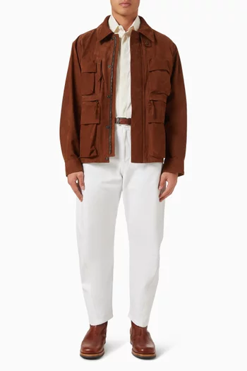 Reporter Jacket in Leather