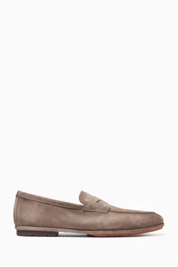 Penny Loafers in Suede