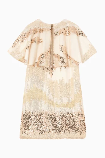 Embellished Dress in Silk