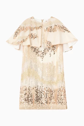 Embellished Dress in Silk