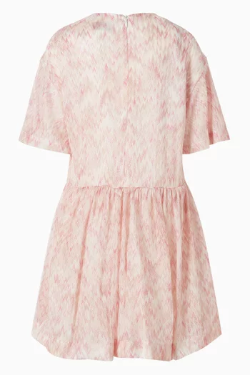 Zigzag Drop-waist Dress