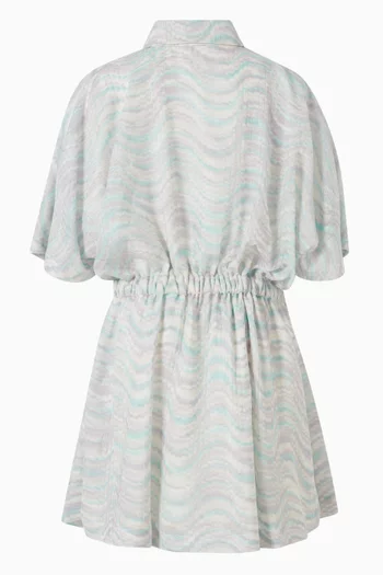 Printed Shirt Dress