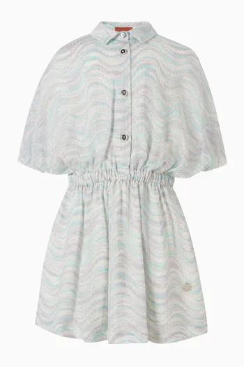 Printed Shirt Dress