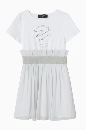 Glitter Logo Dress