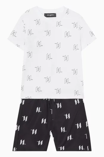 Monogram T-shirt in Cotton Jersey
