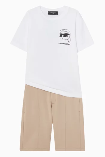 Logo-print T-shirt in Cotton