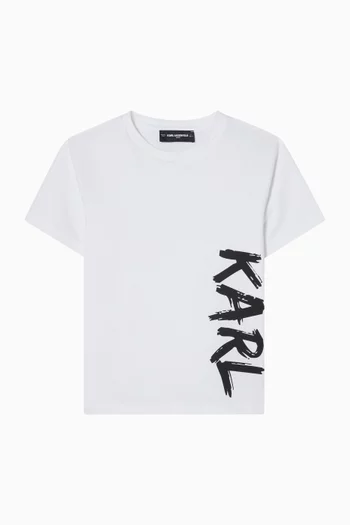 KARL Logo T-shirt in Cotton