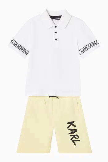 Logo Sweatshorts in Cotton-blend