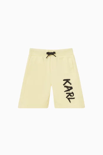 Logo Sweatshorts in Cotton-blend