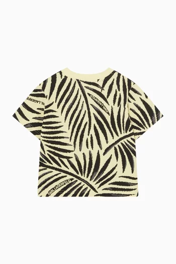 Printed T-shirt in Cotton Jersey
