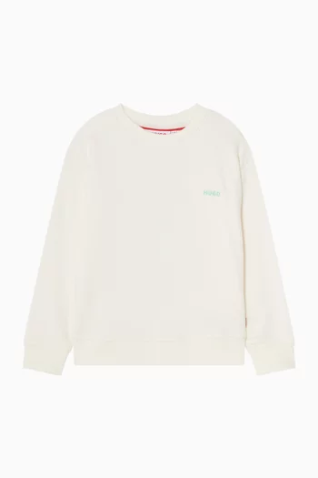 Logo Sweatshirt in Fleece