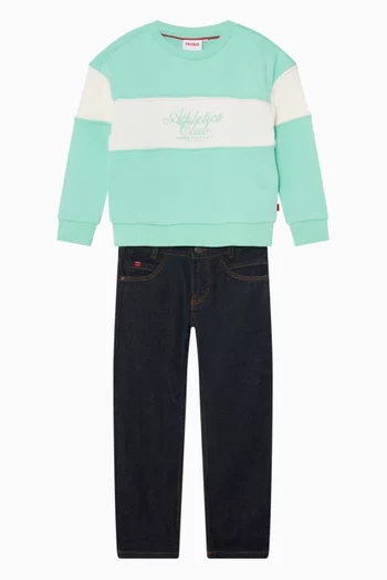 Straight-leg Jeans in Denim