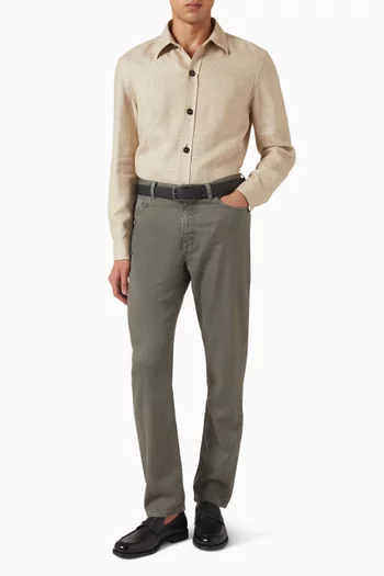 Roccia Pants in Cotton-linen