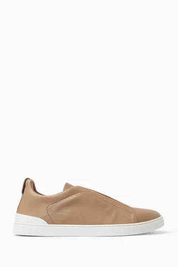 Triple Stitch™ Low Top Sneakers in Deerskin Leather