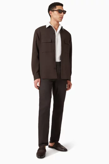 Roccia Slim-fit Pants in Cotton Blend