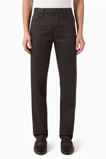 Roccia Slim-fit Pants in Cotton Blend