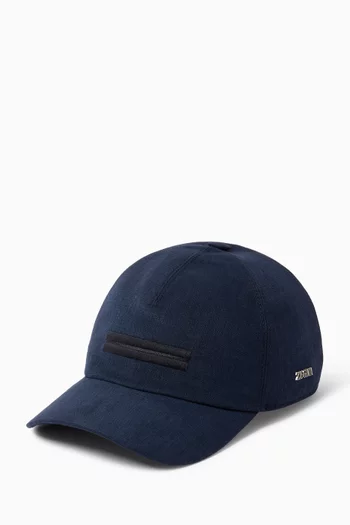 Baseball Cap in Oasi Lino