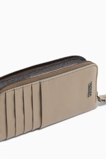 Zip Wallet in SECONDSKIN Leather