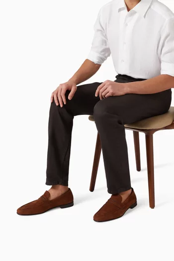 Mocassin Loafers in SECONDSKIN Nubuck