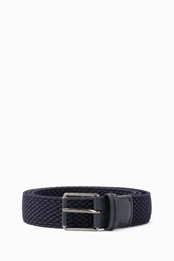 Notte Oasi Braided Belt in Rayon-cotton