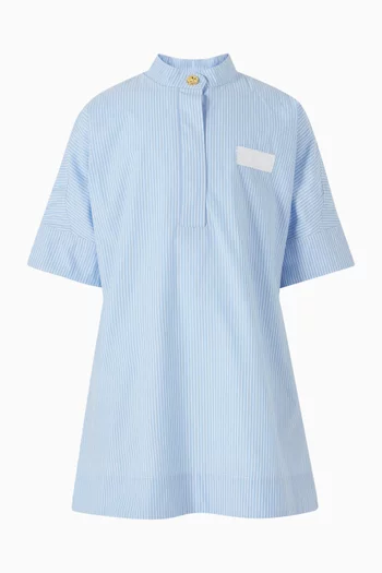 Striped Shirt Dress