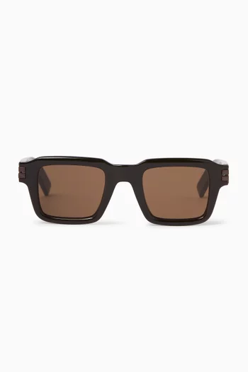 Corteccia Oasi Square Sunglasses in Acetate