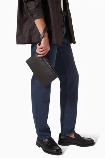 SECONDSKIN Pouch in Leather