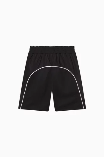 Logo Shorts in Technical Piqué