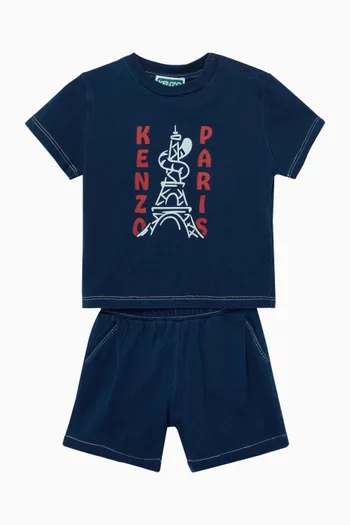 Graphic Logo T-shirt in Cotton