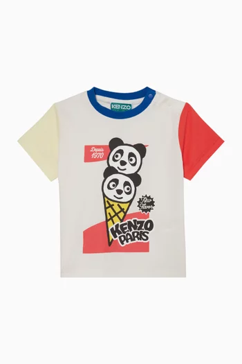 Graphic Logo T-shirt in Cotton