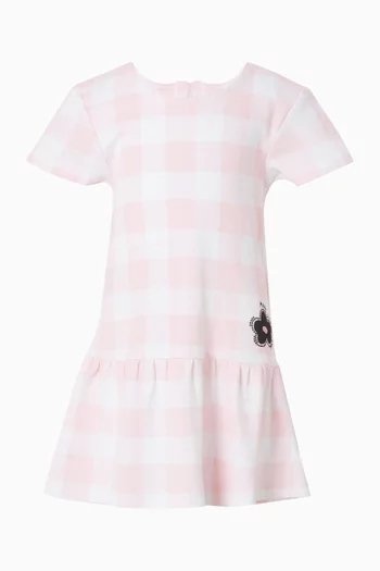 Gingham Daisy Dress