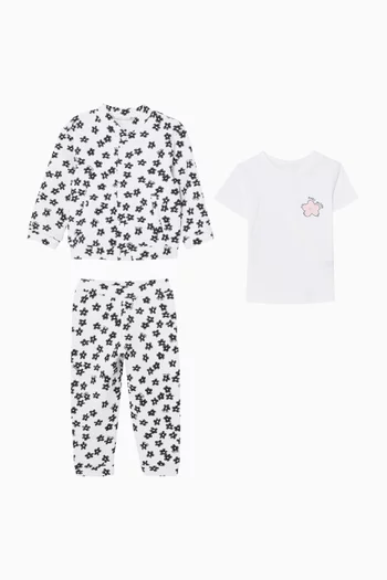 Track Jacket, T-Shirt & Trouser Set