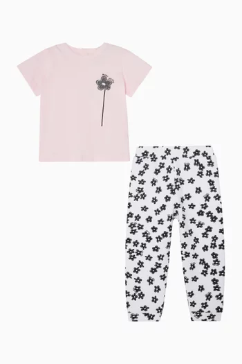 Flower Logo Leggings Set