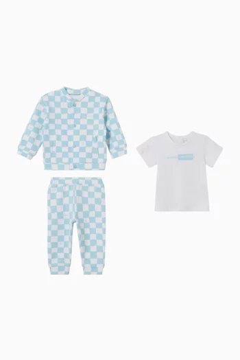 Checkered Tracksuit Set