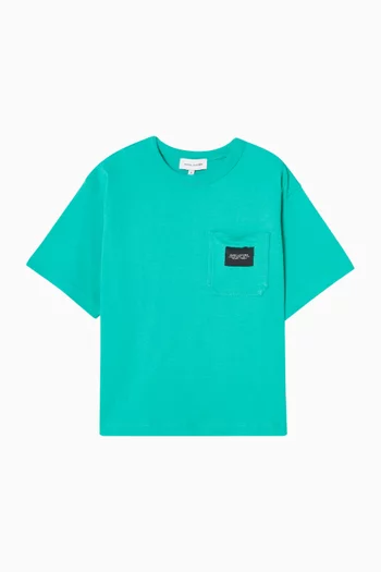 Logo Patch T‑Shirt in Cotton