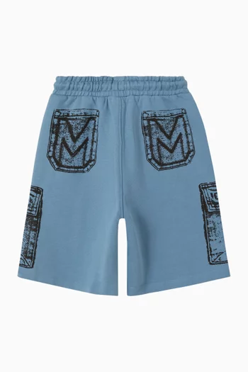 Logo Sweatshorts in Cotton