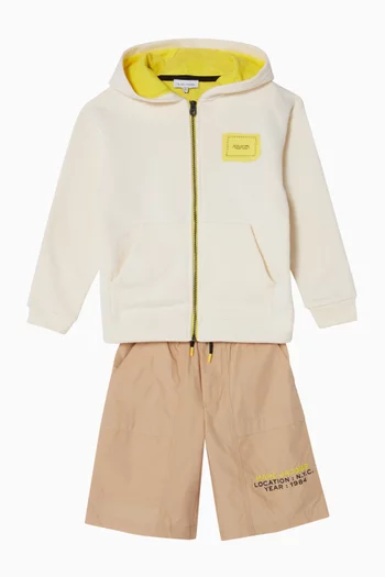 Logo Shorts in Cotton-blend